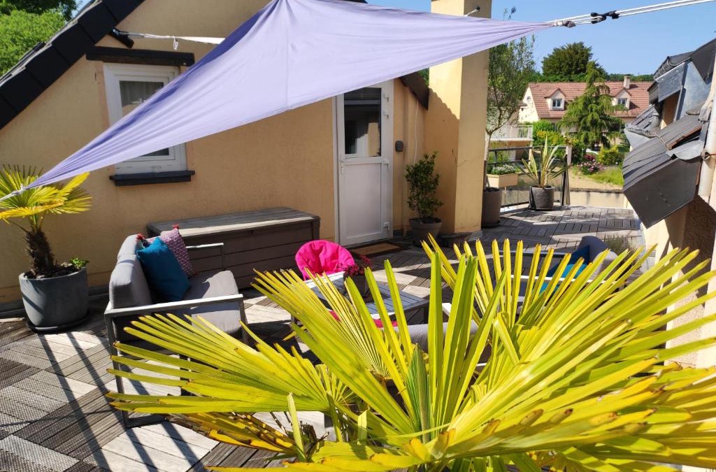 Luisant Apartment | "Le Rooftop de la fontaine" dans cadre verdoyant