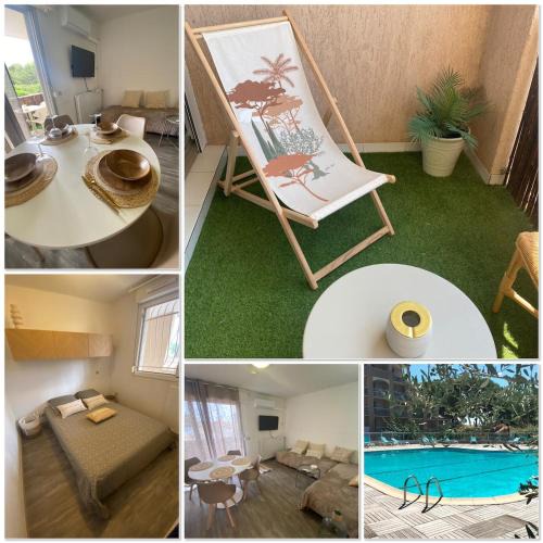 La Celle-sous-Gouzon Apartment | Le Santorin T2 climatisé parking piscine