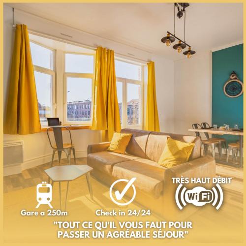 Tourcoing Apartment | « Le Terminus » à 250m de la gare