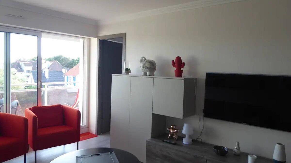 Le Touquet-Paris-Plage Apartment | Le Touquet -Beautiful 2-bedroom apartment-beautiful terrace-near the beach