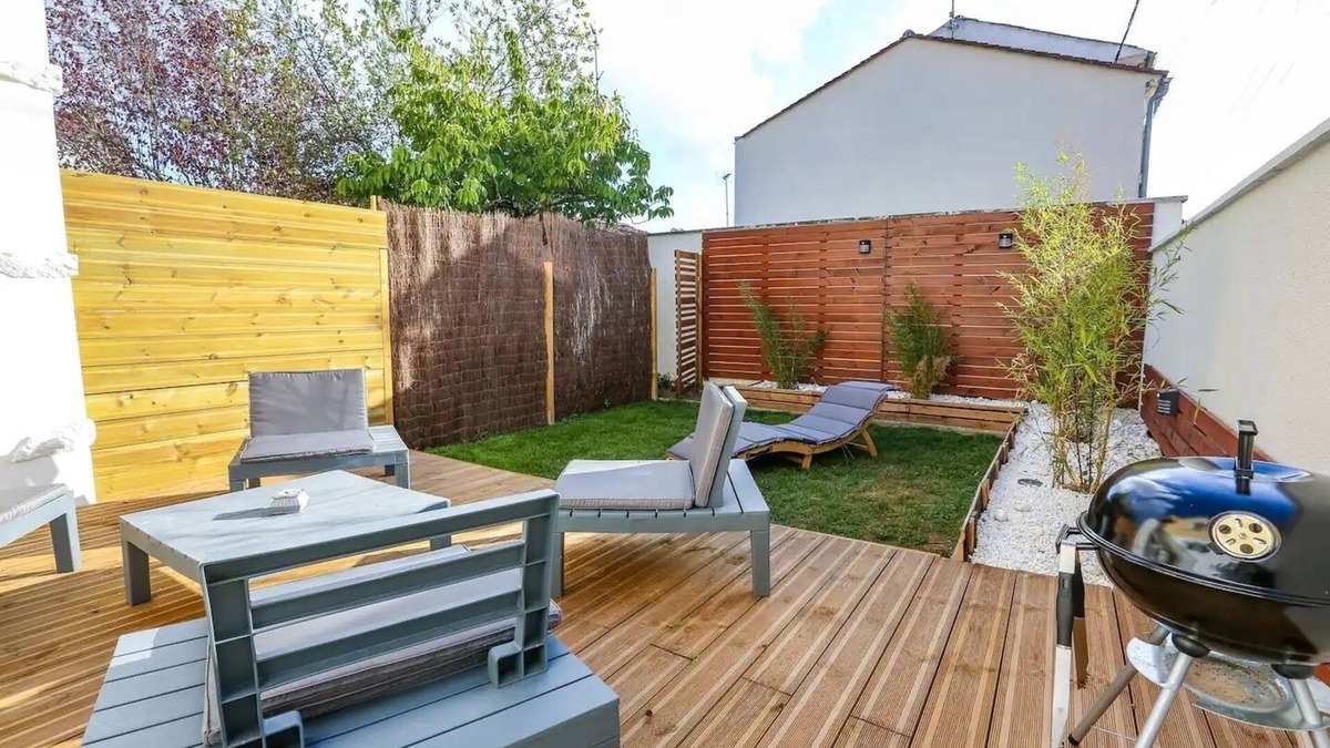 Cognac Apartment | Le Tropi'Cognac - Centre - Terrasse jardin - 3 chambres - 6 pers.