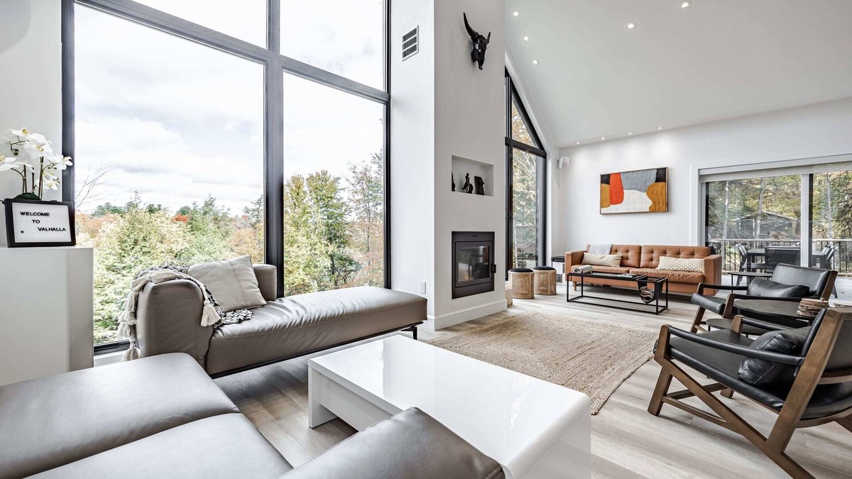 Gore Ski Chalet | Le Valhalla - modern, Lake Barron private dock, hot tub - by Platinum GI