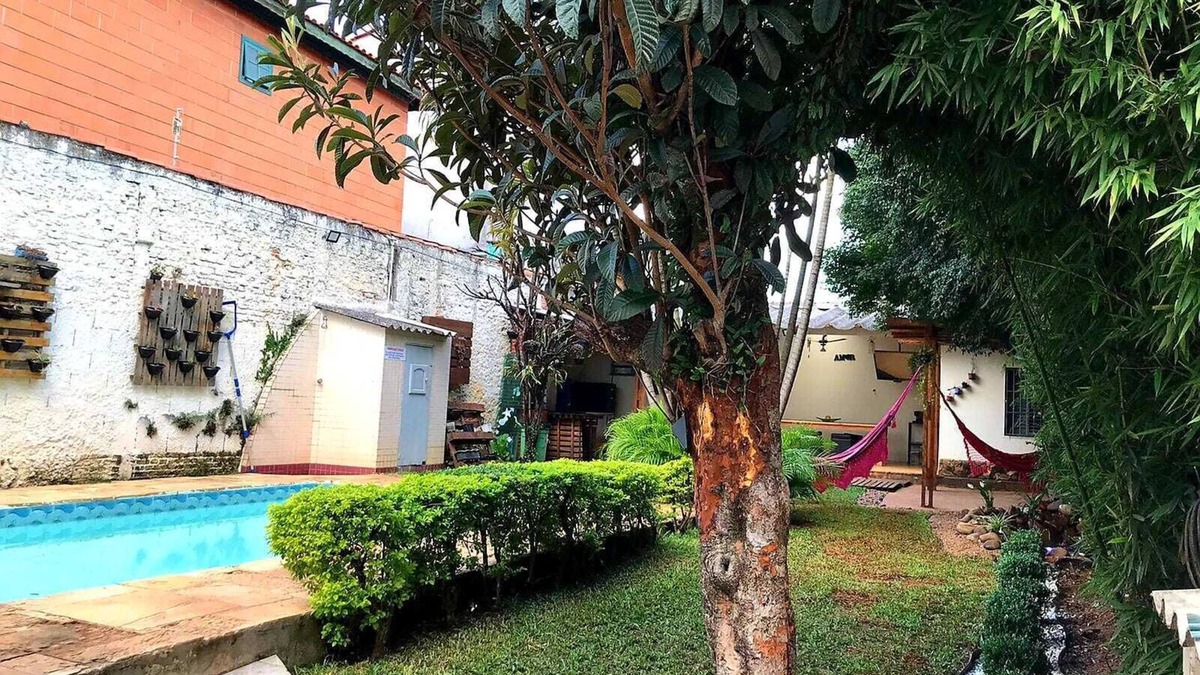 Jardim Oriental House | Leisure area, accommodation with swimming pool and barbecue. Close to the subway and SPExpo