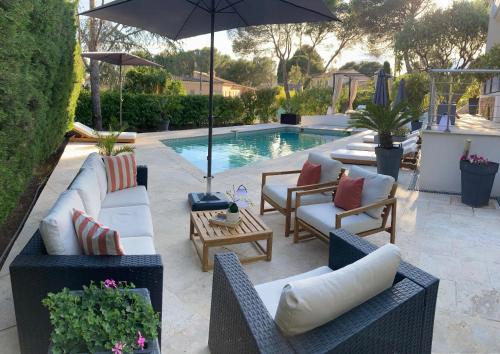 Boulouris-sur-Mer Villa | "LES ALIZES" Côté jardin Proche Bord de mer