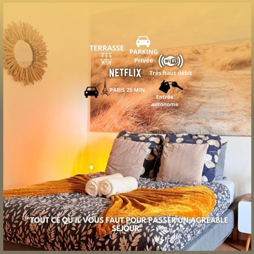 Vitry-sur-Seine Apartment | LES DUNES Studio Ideal couple,solo,famille&pro