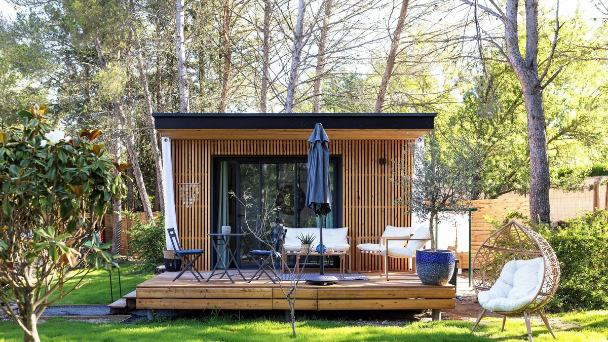 Saint-Cannat Cottage | LES Lodges Taizen & SPA , Sans Enfants, Votre Bulle de Reconnexion