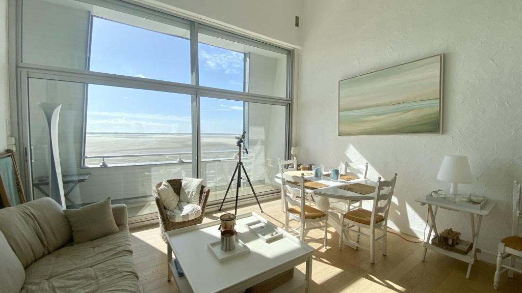 Le Crotoy Apartment | Les Pieds dans l'Eau, vue sur la baie pour 6 pers