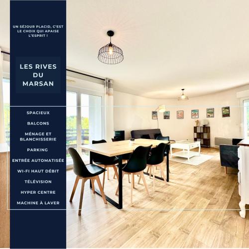 Mont-de-Marsan Apartment | LES RIVES DU MARSAN - Spacieux - Parking