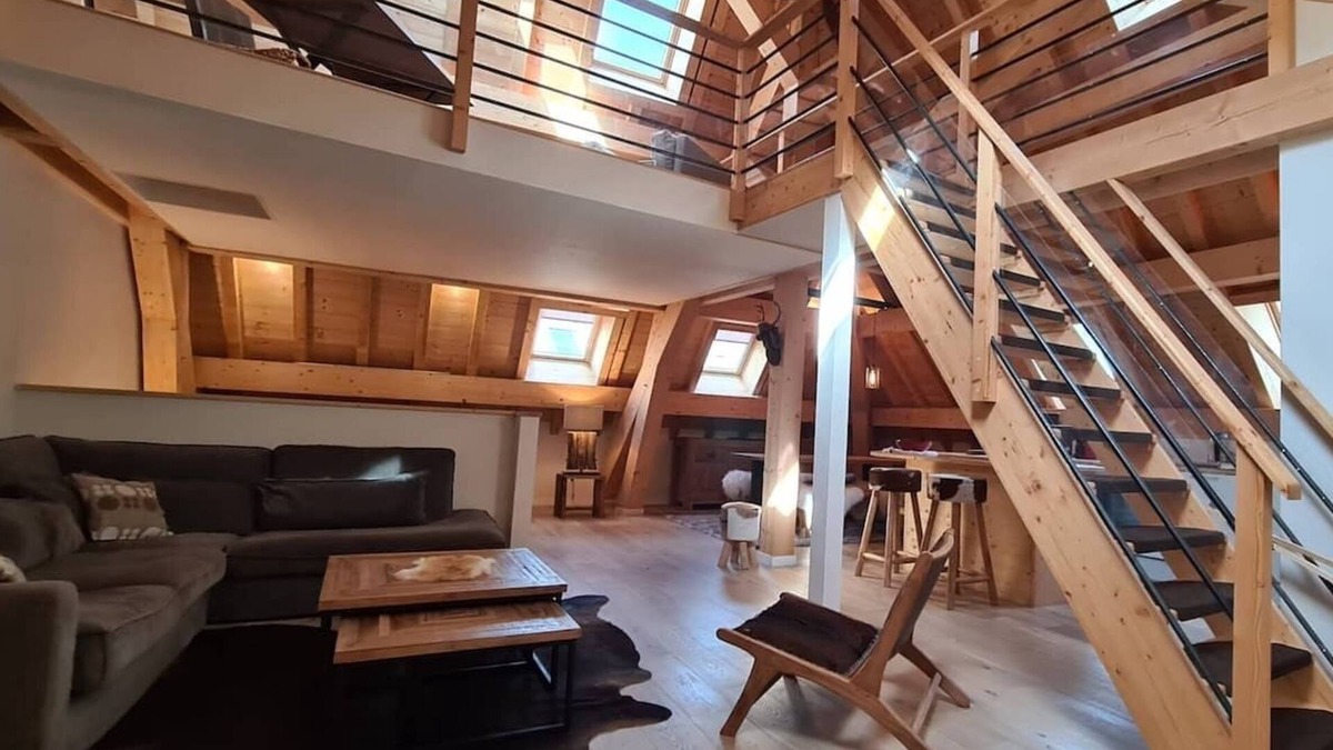 Monetier-les-Bains Apartment | Les Suites du Monetier, Duplex atypique au cœur du village