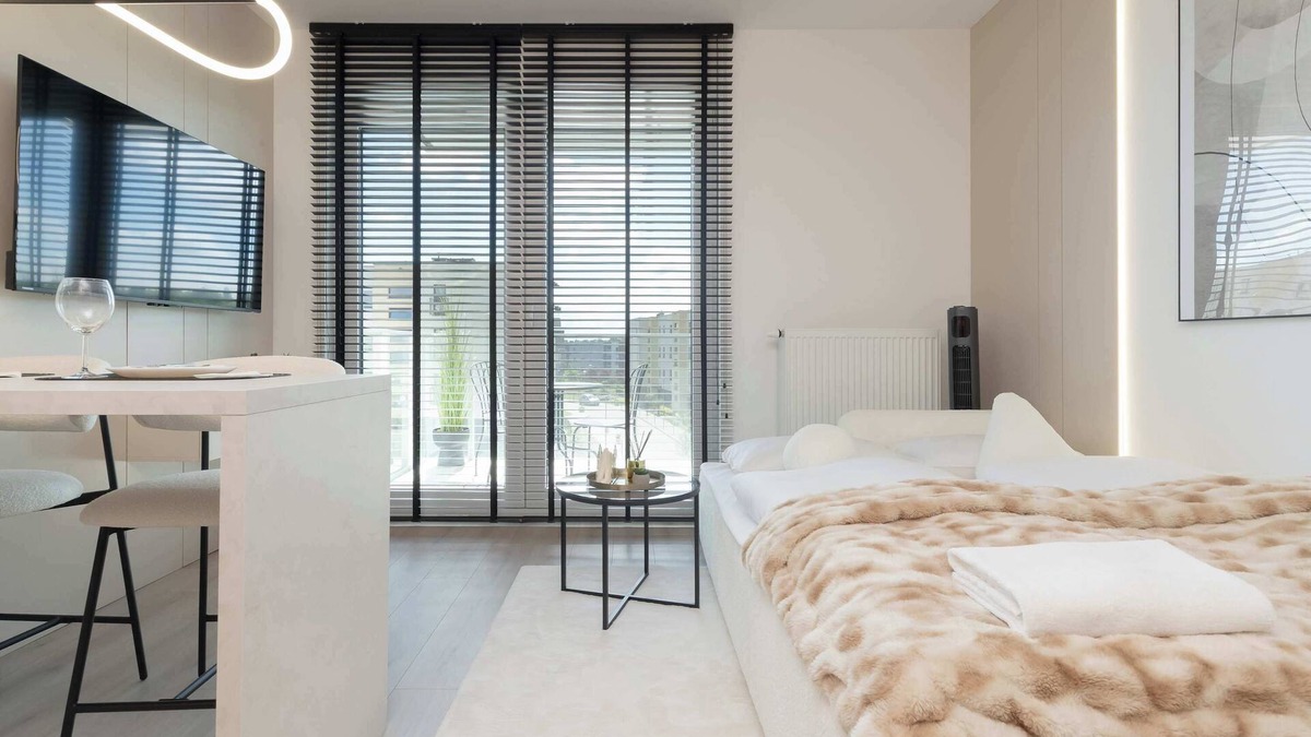 Gdansk Apartment | Leskiego 15 Gdańsk | Modern Studio | Parking | Balcony