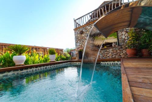 Fethiye Villa | LEVISSI LODGE OTANTIC STONE VILLA in KAYAKOY