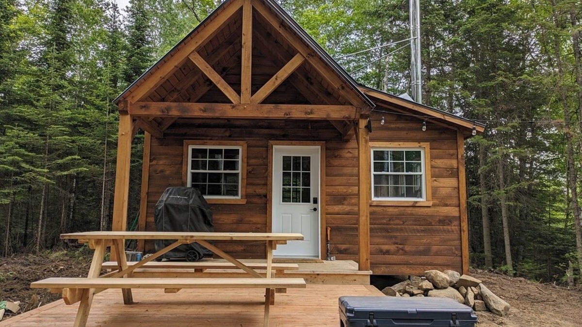 Lac-Saguay Cabin | Lièvre Rouge- Refuge en forêt
