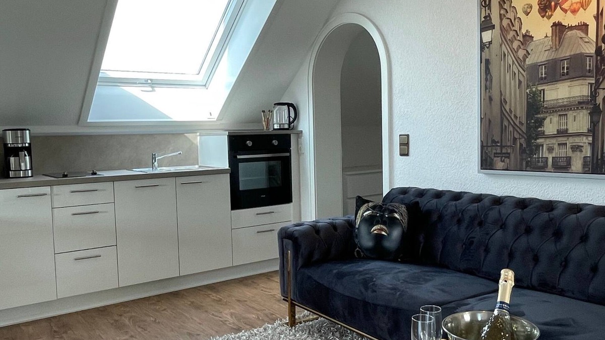 Bad Sassendorf Apartment | Light-flooded vacation apartment (60 sqm) for two people with south-facing balcony