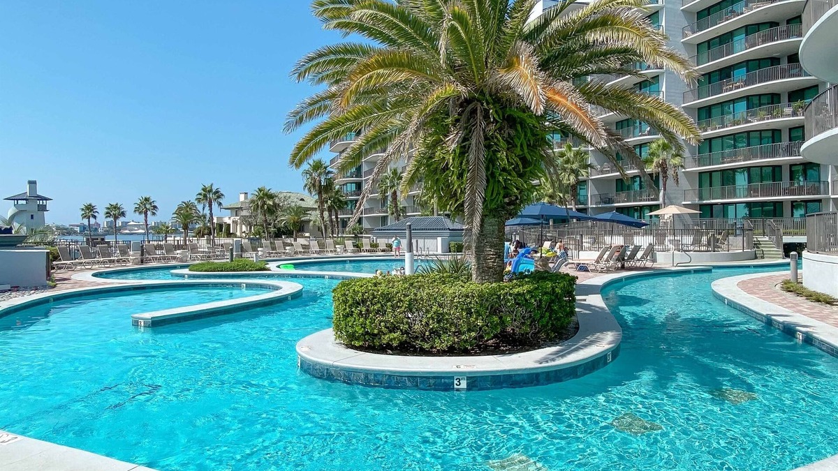 Orange Beach Condo | Lighthouse on the Bay 2308-2bd/2ba-Pet Friendly, Lazy River, Boatslip, Bay Views