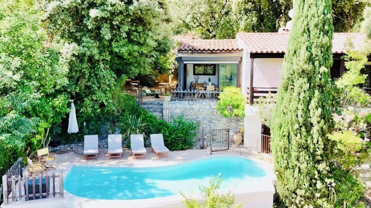 Carces House | Lili - Swimming pool & Lake view