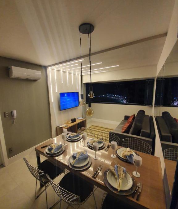 Centro Apartment | Lindo apto tudo novinho, prédio frente mar