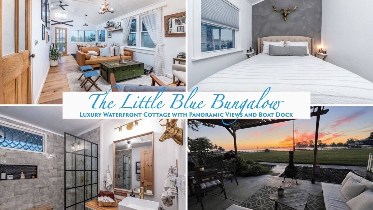 Russells Point House | Little Blue Bungalow - Amazing Views + Boat Dock!