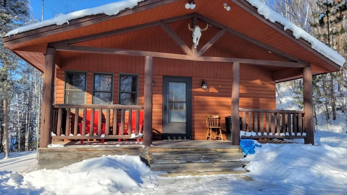 Bigfork Cabin | Little East Lake Escape, Cabin - Snowmobile Paradise - 2-Bedroom 1-Bathroom Cabin