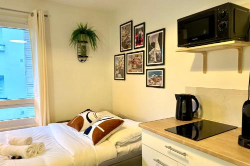 Gorge de Loup Apartment | Little Italy - Studio fourvière - quais de saône Lyon 9