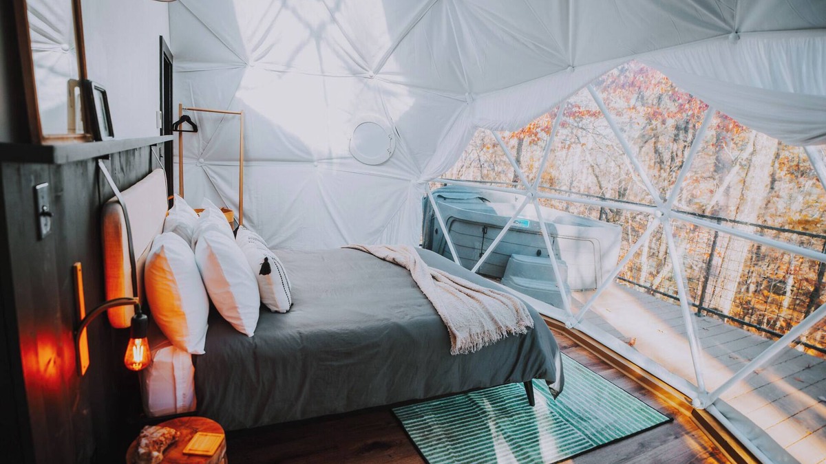 Mid America Apartment | Little Rock Geodesic Dome at Starlight Haven Resort