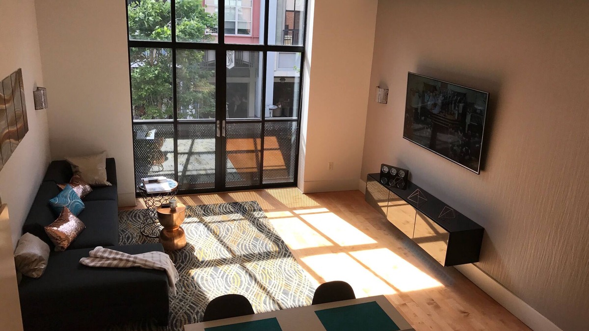 The Villas Condo | Lively Santana Row Loft Right on Main SR Strip