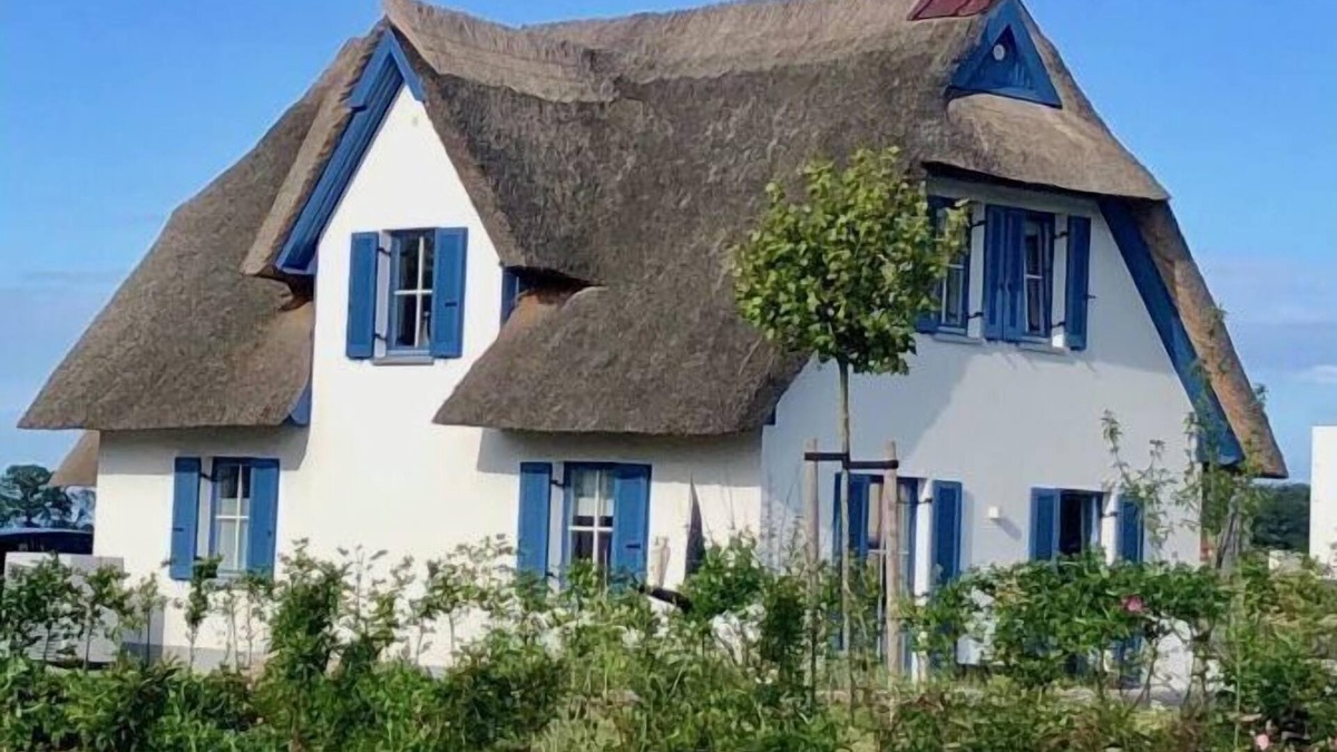 Gross Schwansee House | Living under thatch in Seasons - fireplace & sauna
