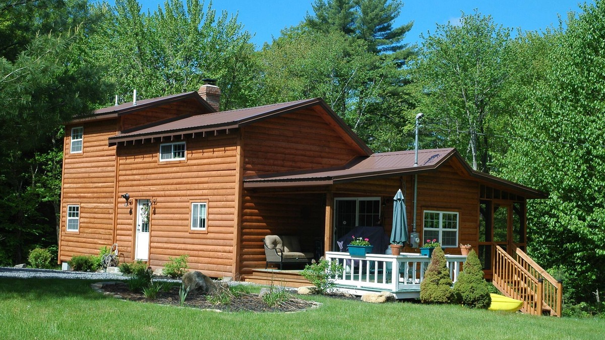 Corinth Cabin | Located On A Secluded Lake But 20 Miles From Saratoga Springs Or L