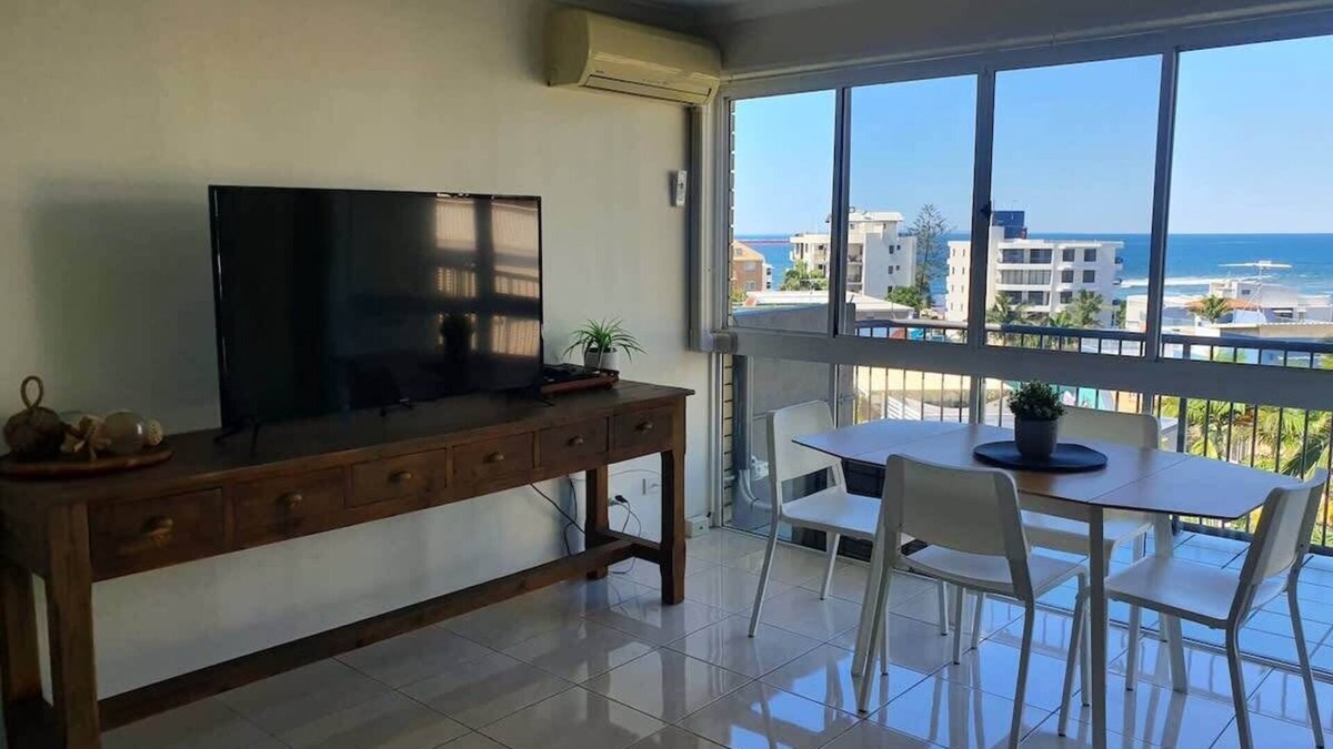 Caloundra Apartment | Location at Its Best - Sea Views & Private Rooftop