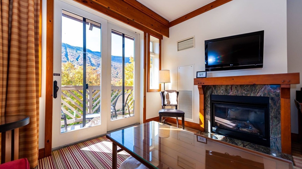 Stowe Area Apartment | Lodge at Spruce Peak 4th floor, Mansfield View