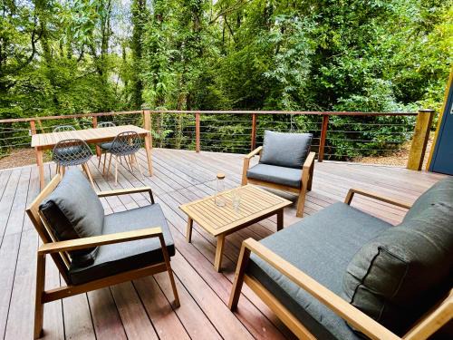 Beignon House | Lodge avec spa au coeur de Brocéliande