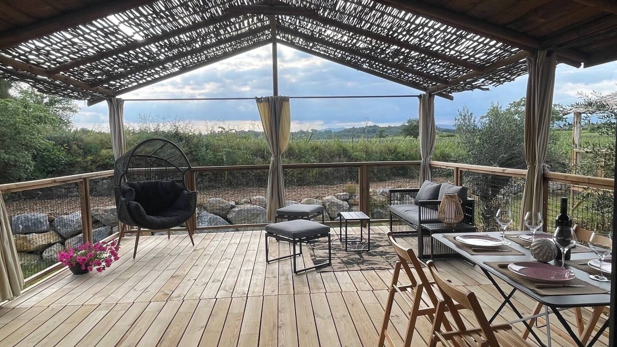 Saint-Genies-de-Fontedit Ski Chalet | Lodge au Milieu des Vignes Située Entre mer et Montagne. Idéal Couple ou Famille