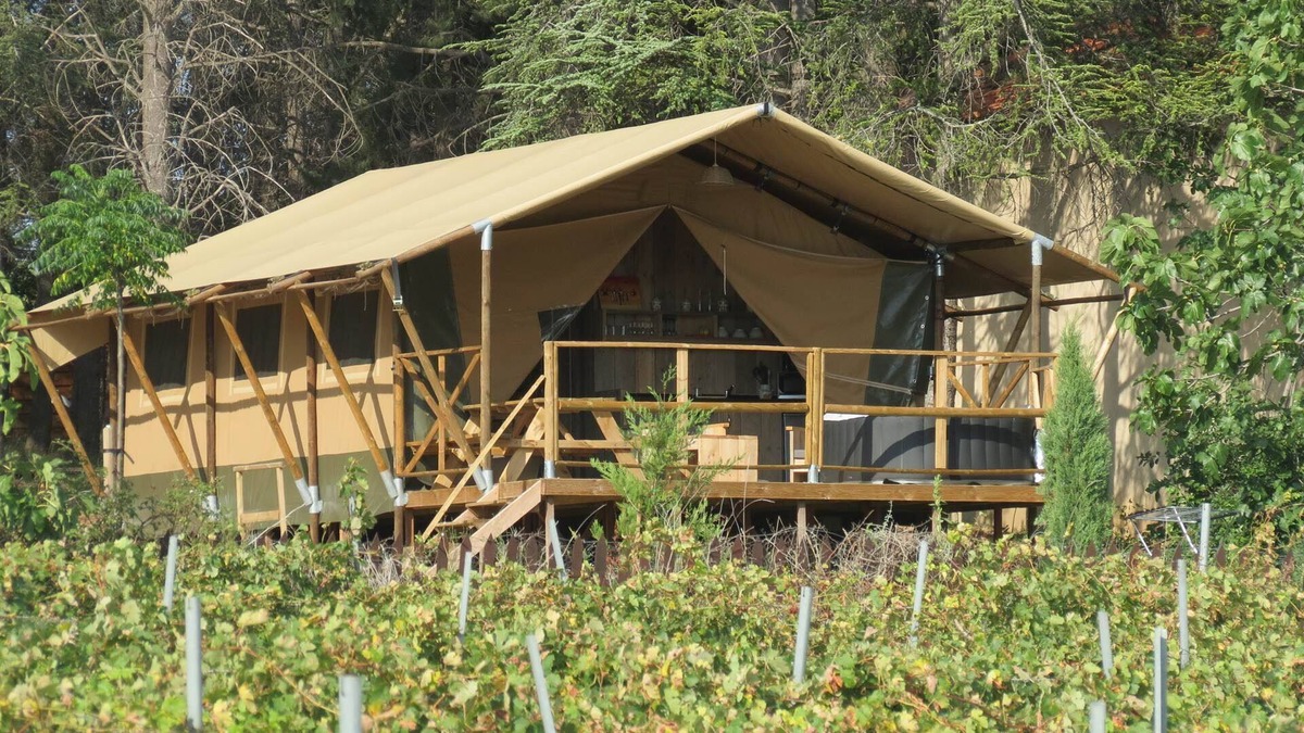Laure-Minervois Apartment | LODGE TENT SAFARI SYRAH