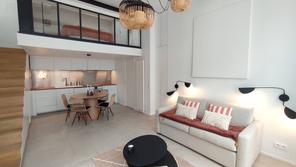 Saint-Fargeau Apartment | Loft Avec Espace Extérieur Dans le Quartier de la Campagne à Paris !