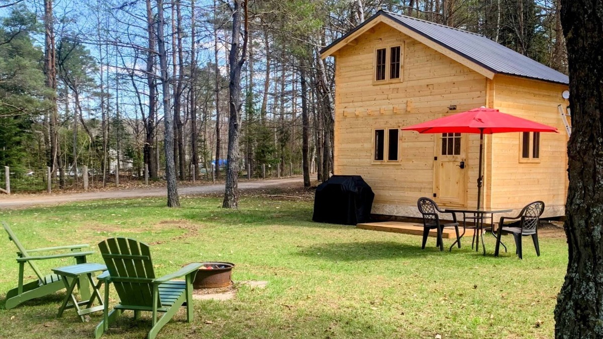 Weslemkoon Cabin | Loft Pine Cabin with Lake and Crown Land Access | Dog-Friendly