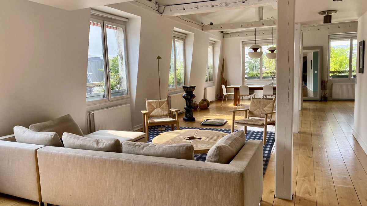 Hopital Saint-Louis Apartment | Loft Spacieux Avec Terrasse