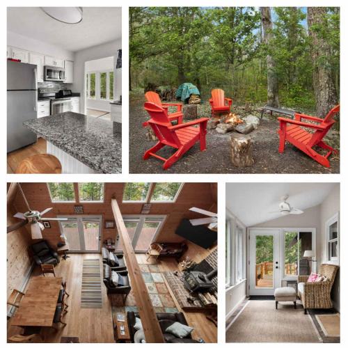 Hedgesville Ski Chalet | Loft Wood Stove Fire Pit Grill & Deck on Creek