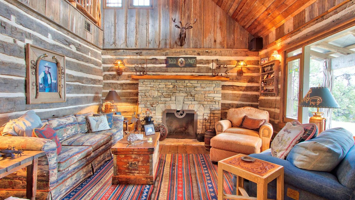 Wimberley Cabin | Log Cabin at Old Glory Ranch | Take a trip back in time!