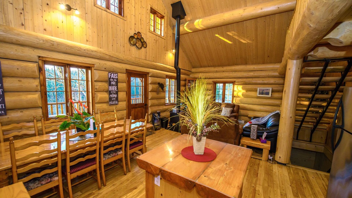 Mauricie Ski Chalet | Log cabin Inspiration!