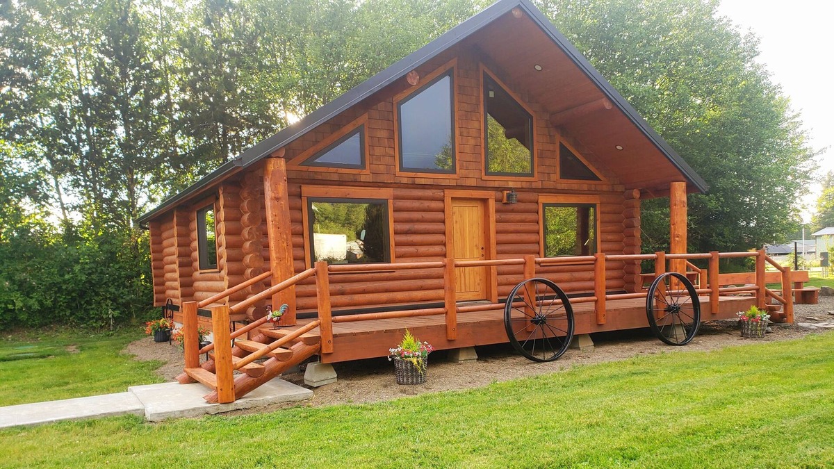 Forks Cabin | Log Cabin New Construction