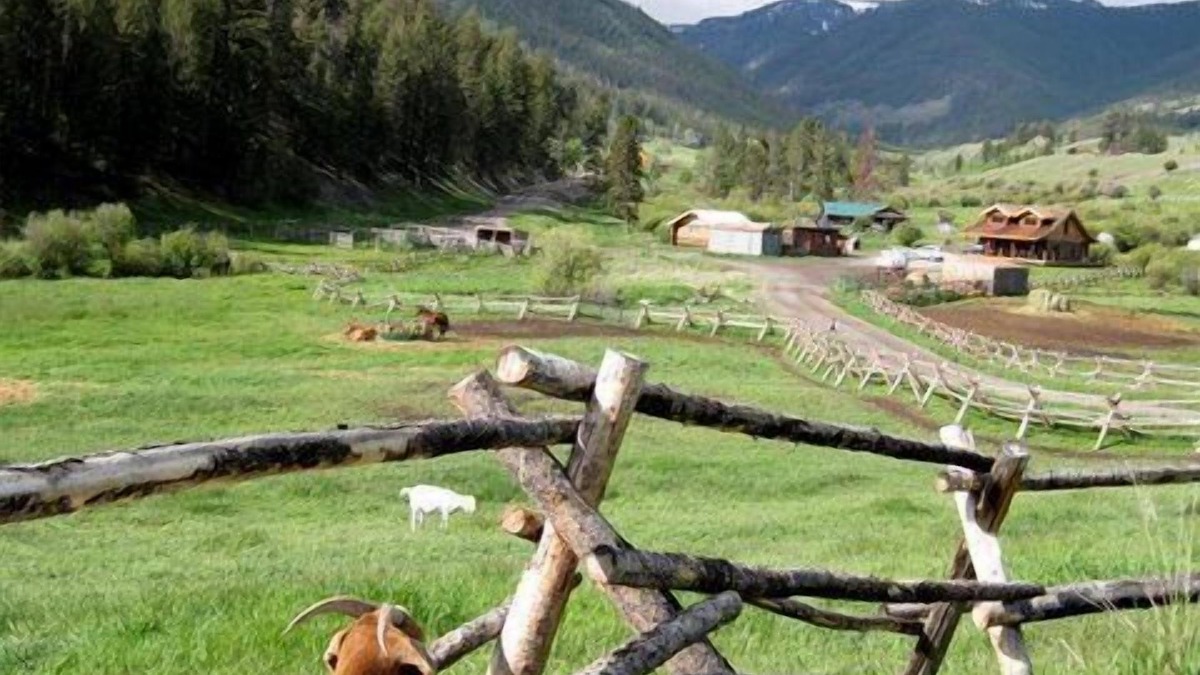 Gardiner House | Log Cabin On Historic Yellowstone Park Ranch on the McDonald Ranch