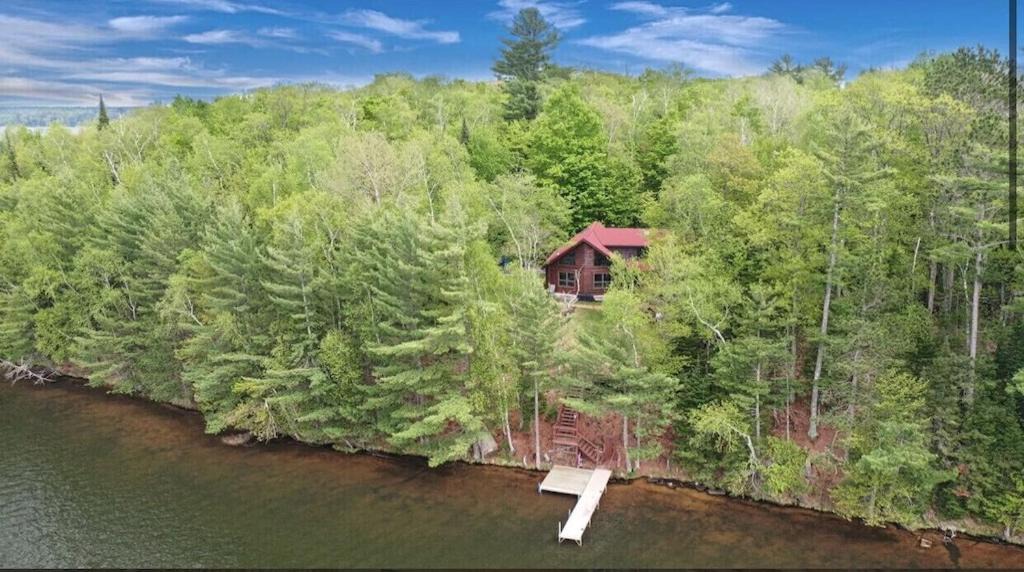 St Germain House | Log Cabin on Lake-3 Acres of Total Seclusion