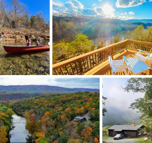 Great Cacapon House | Log Cabin w Fireplace EV Station Solar Powered