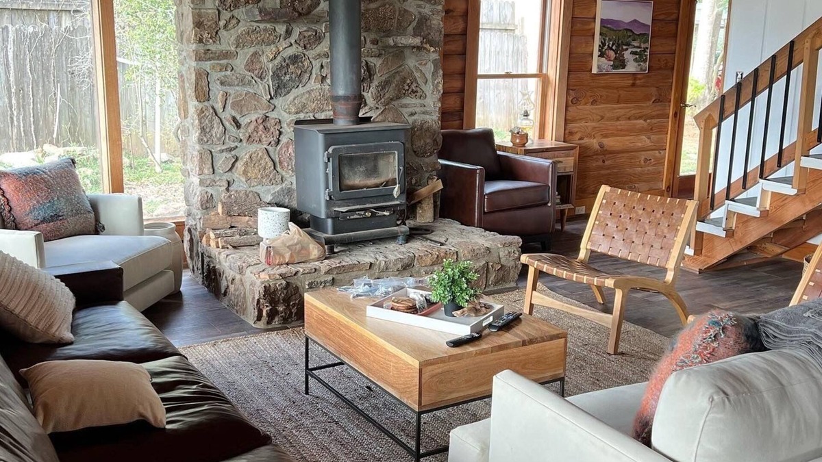 Heber Springs Cabin | Log Cabin with the Best Views of the Little Red River