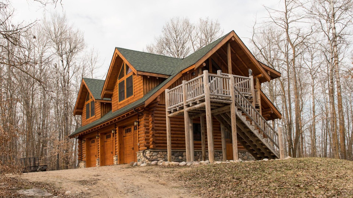 Waubun Cabin | Log Carriage House Near Juggler Lake ~ Secluded and very private getaway