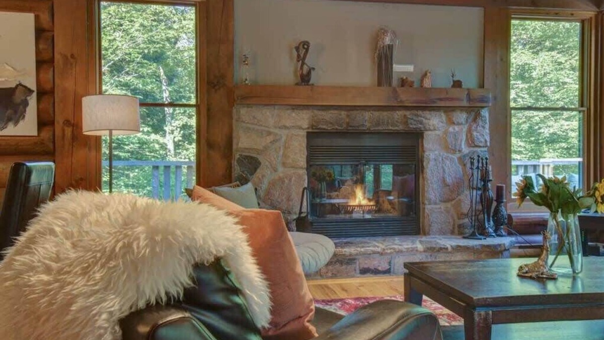 Lac Superieur Village Ski Chalet | Log Cottage Resort Access & Spa