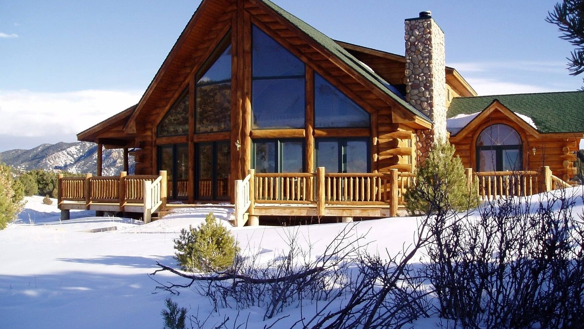 Canon City Cabin | Log home on Oak Creek Mountain Ranch with 360 views,