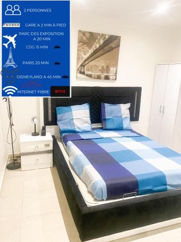 Arnouville Apartment | Logement F2 entier calme à 20 mins de paris , Stade 2 France, Aéro CDG, Parc des expositions, Disneyland Paris,Futuroscope, Tour Eiffel