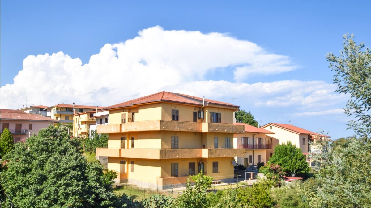 Montauro Apartment | Look forward to a beautiful sea view from the terrace of this vacation apartment.