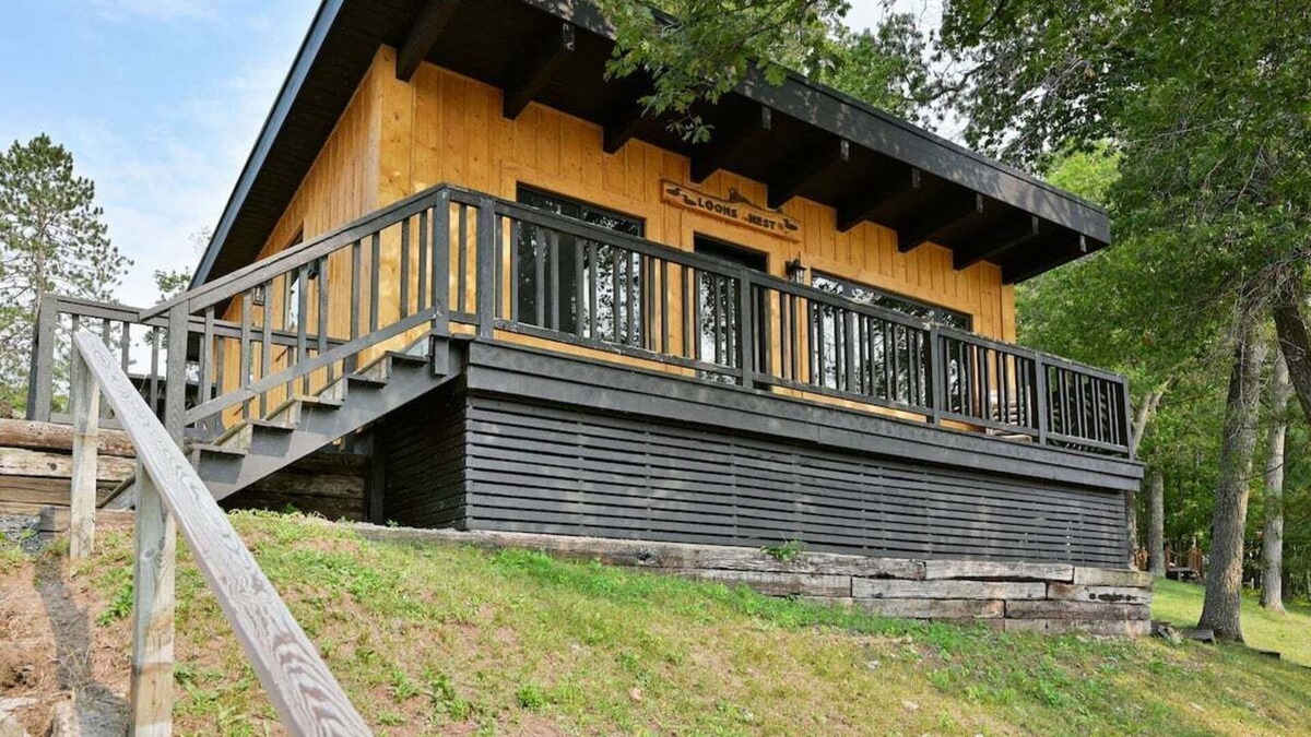 Iron River Cabin | Loon's Nest at The Spot on Buskey Bay of the Pike Lake Chain in Iron River, WI