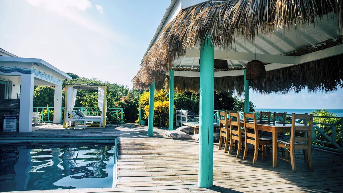 Treasure Beach Villa | Lots of Outdoor Spaces at This Beautifully Appointed Seaside Villa